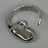 Pre-Owned Authentic and a short current conditionTiffany & Co. Elsa Peretti Open Heart Sterling Silver Ring