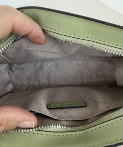 Michael Kors Sheila Small Crossbody Bag in Light Sage - Image 6