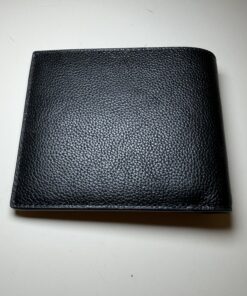 Alternative view of COACH Men's Black Pebbled Leather Bifold Wallet