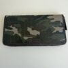 Pre-Owned Authentic Coach Accordion Zip Wallet in Signature Embossed Camo Leather