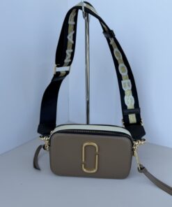 Marc Jacobs The Snapshot Crossbody Bag – Khaki Multi Colorblock