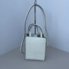 Jimmy Choo Mini Leather Shopper Crossbody Bag – Milk White