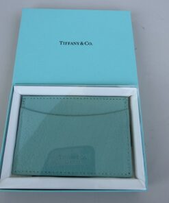 Tiffany & Co. Grained Leather Card Case – Iconic Tiffany Blue®