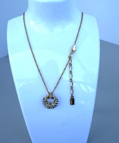 Yves Saint Laurent Vintage Crystal Pendant Necklace