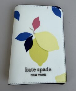 Kate Spade New York Cameron Lemon Zest Passport Holder Wallet