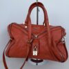 Dolce & Gabbana (D&G) Lily Multi-Zip Leather Satchel Bag.