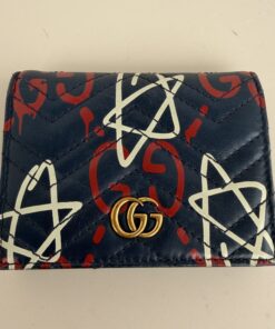 Gucci x Trouble Andrew GG Marmont Ghost Card Case Wallet