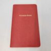 Tiffany & Co. Red Grained Leather Pocket Address Book