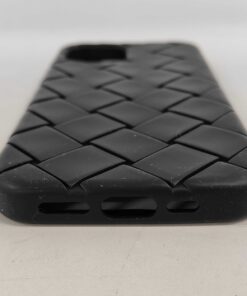 Bottega Veneta Intrecciato Silicone iPhone 12 / 12 Pro Case – Nero Black - Image 5
