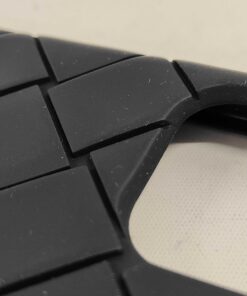 Bottega Veneta Intrecciato Silicone iPhone 12 / 12 Pro Case – Nero Black - Image 8