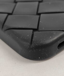 Bottega Veneta Intrecciato Silicone iPhone 12 / 12 Pro Case – Nero Black - Image 4