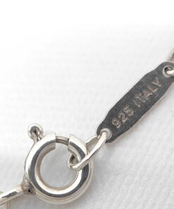 Tiffany & Co. 925 Sterling Silver 1837 Triple Drop Circle Pendant Necklace - Image 8