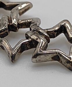 Tiffany & Co. 925 Sterling Silver Triple Open Star Pendant Necklace - Image 6