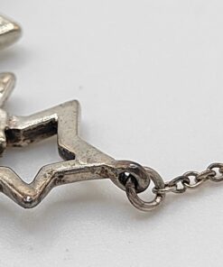 Tiffany & Co. 925 Sterling Silver Triple Open Star Pendant Necklace - Image 9