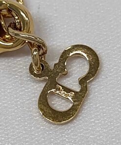 Christian Dior Gold-Plated CD Logo Pendant Necklace - Image 6