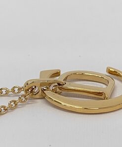 Christian Dior Gold-Plated CD Logo Pendant Necklace - Image 3