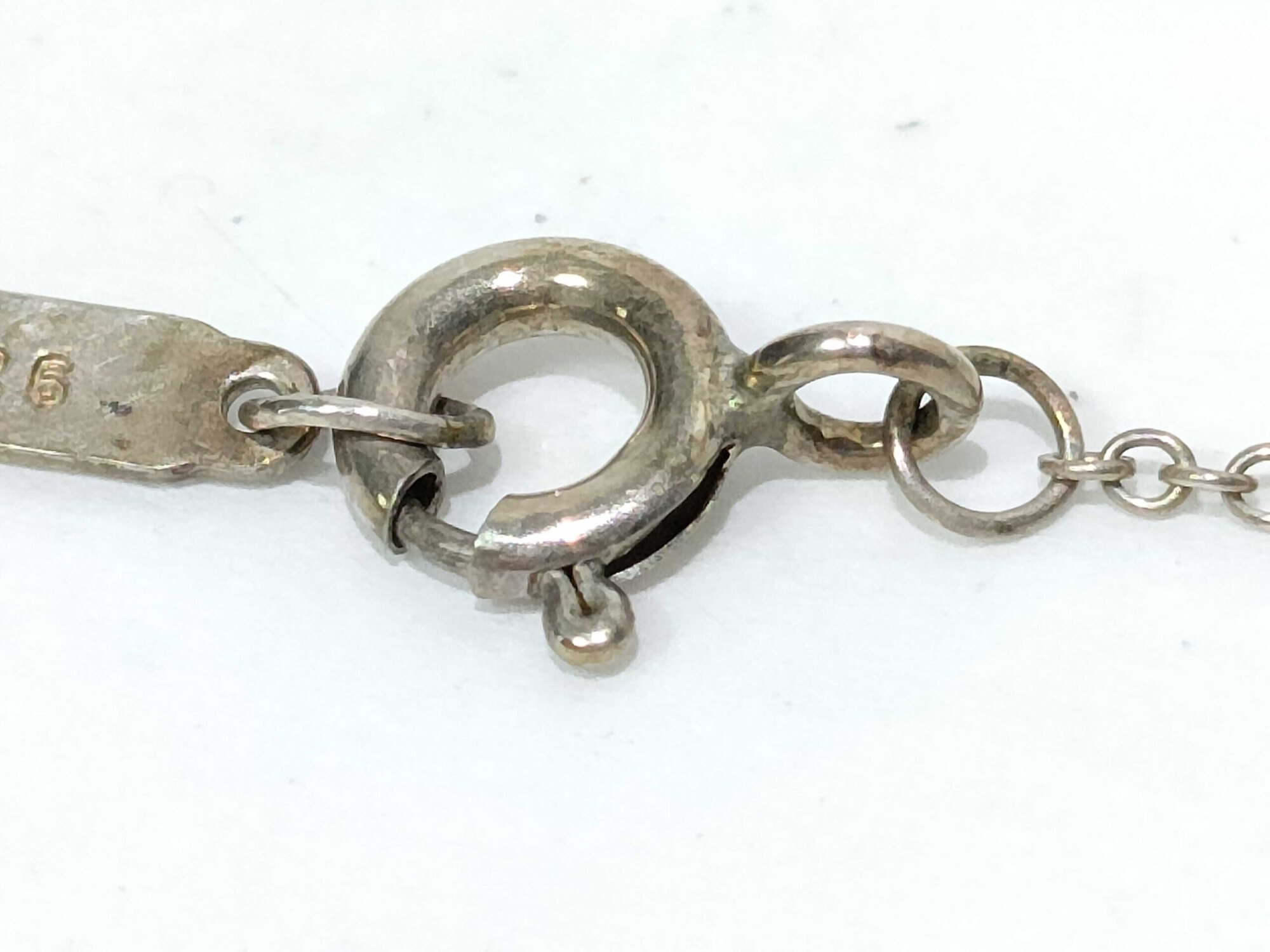 Tiffany & Co. Sterling Silver Open Butterfly Pendant Necklace - Image 4