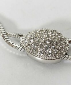 Swarovski Gillian Y-Shaped Pavé Crystal Drop Necklace - Image 4
