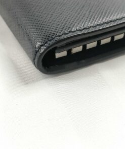 Prada Saffiano Metal Leather 6-Hook Key Case - Image 4