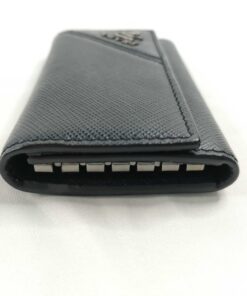 Prada Saffiano Metal Leather 6-Hook Key Case - Image 5