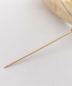 Givenchy Polished Gold-Tone Fluid Leaf Brooch - Image 4