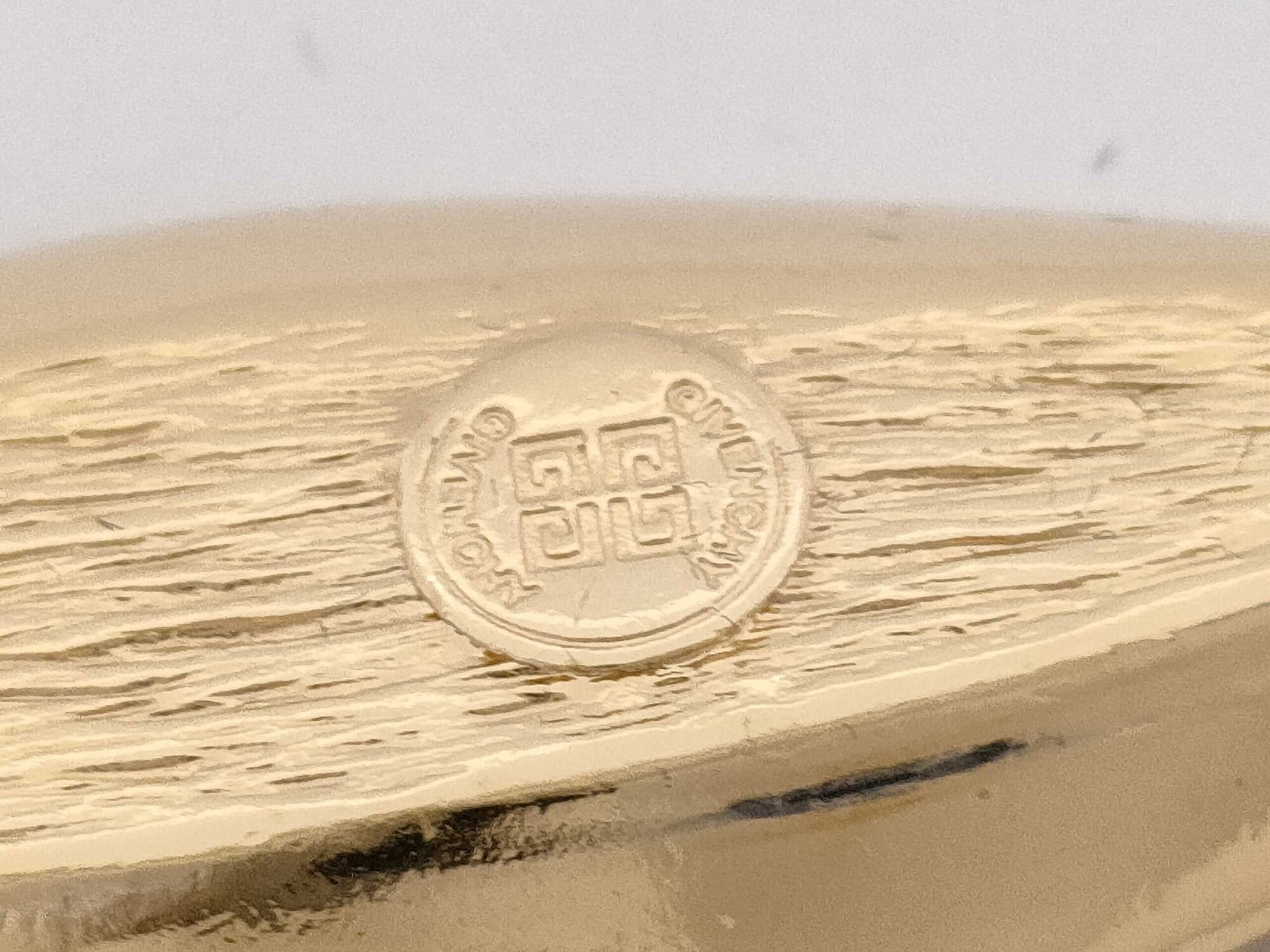 Givenchy Polished Gold-Tone Fluid Leaf Brooch image 3