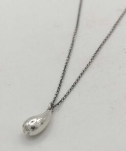 Tiffany & Co. Elsa Peretti Sterling Silver Teardrop Pendant Necklace