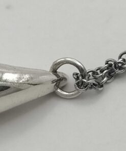 Tiffany & Co. Elsa Peretti Sterling Silver Teardrop Pendant Necklace - Image 5