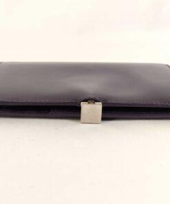 Prada Smooth Leather Compact Flip Clip Wallet - Image 7