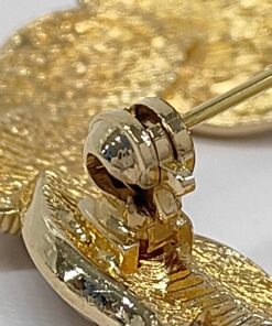 Christian Dior Pavé Crystal Laurel Leaf Wreath Brooch - Image 8