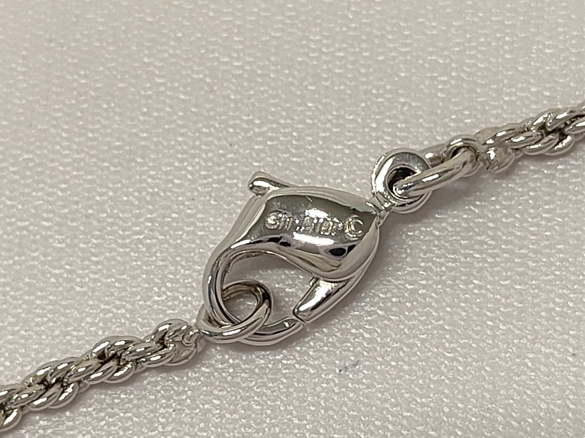 Christian Dior Textured Pavé Crystal Crescent Moon Necklace - Image 6