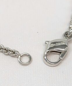 Christian Dior Textured Pavé Crystal Crescent Moon Necklace - Image 5
