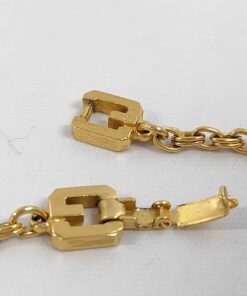Givenchy Double G Interlocking Geometric Logo Station Necklace - Image 9