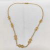 Givenchy Double G Interlocking Geometric Logo Station Necklace