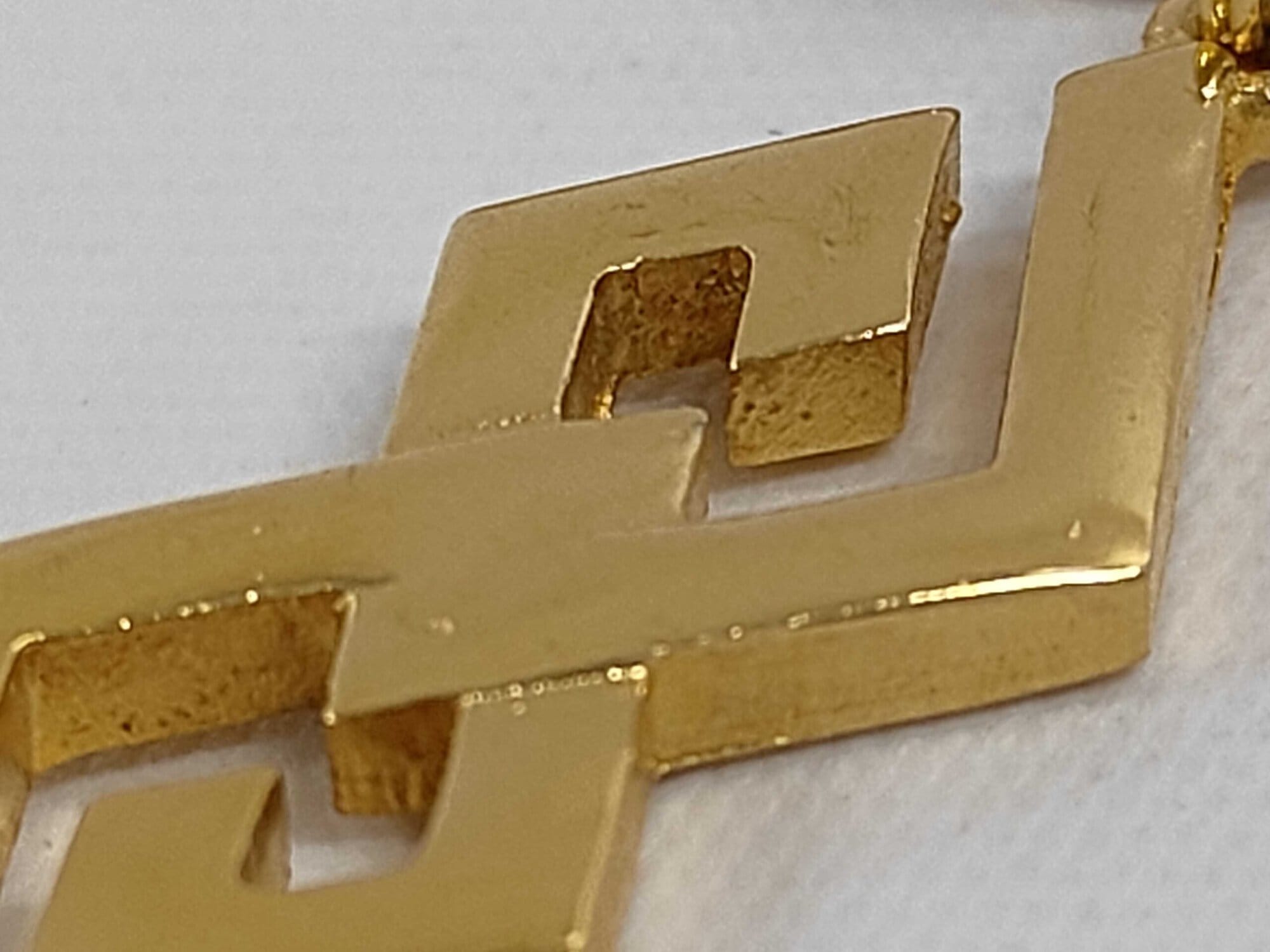 Givenchy Double G Interlocking Geometric Logo Station Necklace - Image 10