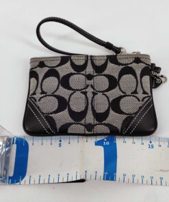 Coach Signature Canvas Small Top-Zip Wristlet - Image 2