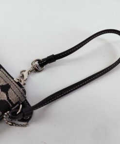 Coach Signature Canvas Small Top-Zip Wristlet - Image 3