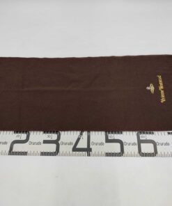 Vivienne Westwood Embroidered Orb Logo Fringed Wool Scarf - Image 3