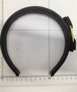 Ferragamo Black Grosgrain Vara Bow Headband - Image 4