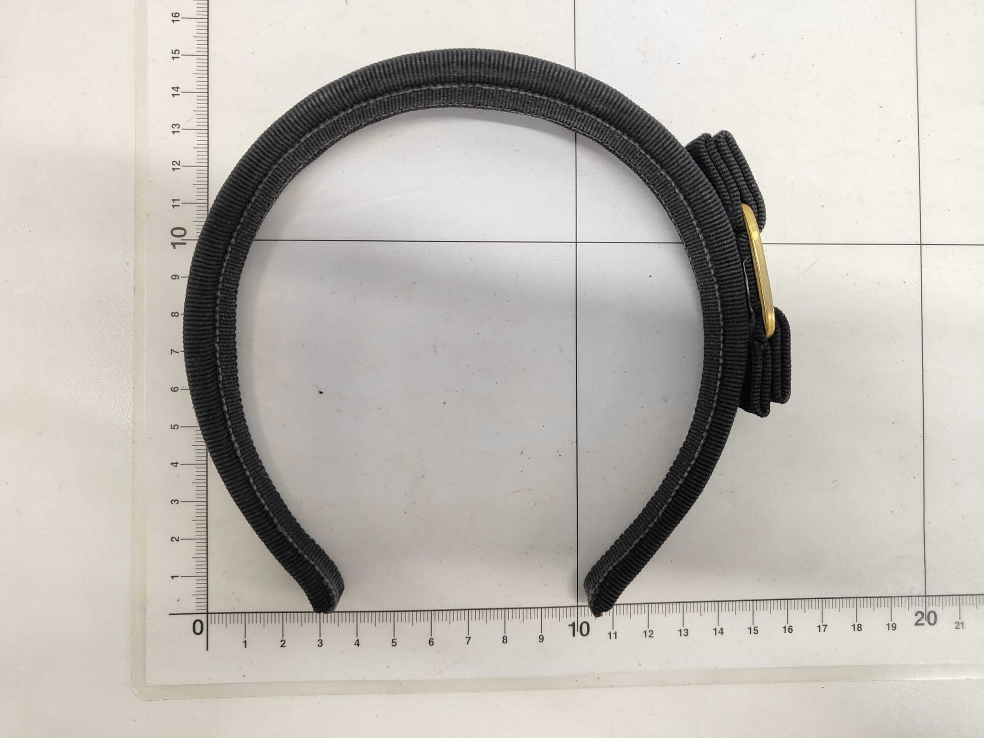 Ferragamo Black Grosgrain Vara Bow Headband - Image 4