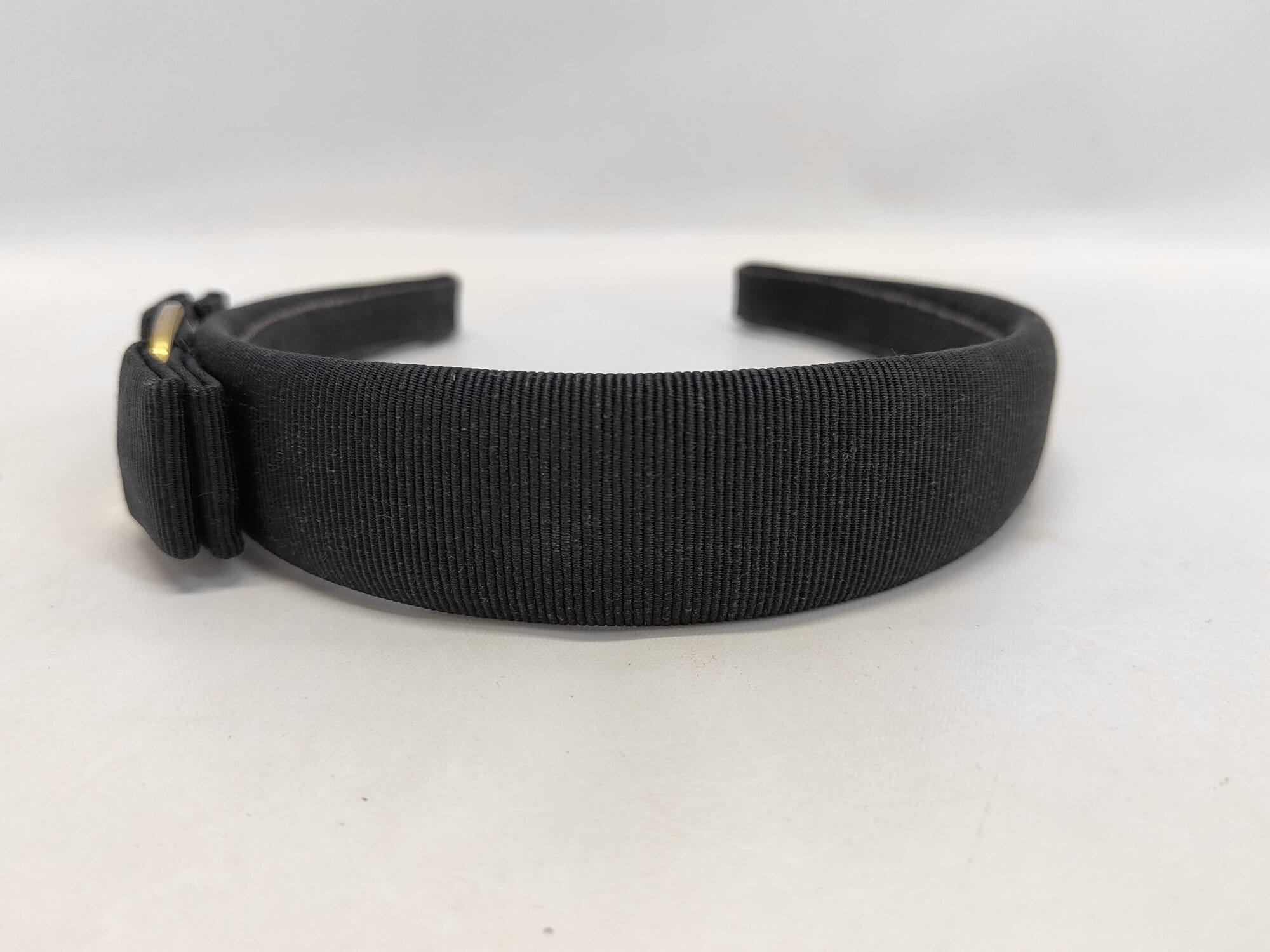 Ferragamo Black Grosgrain Vara Bow Headband - Image 2