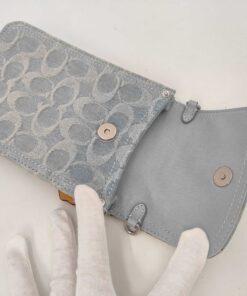 Coach Phone Crossbody in Signature Denim - Image 6