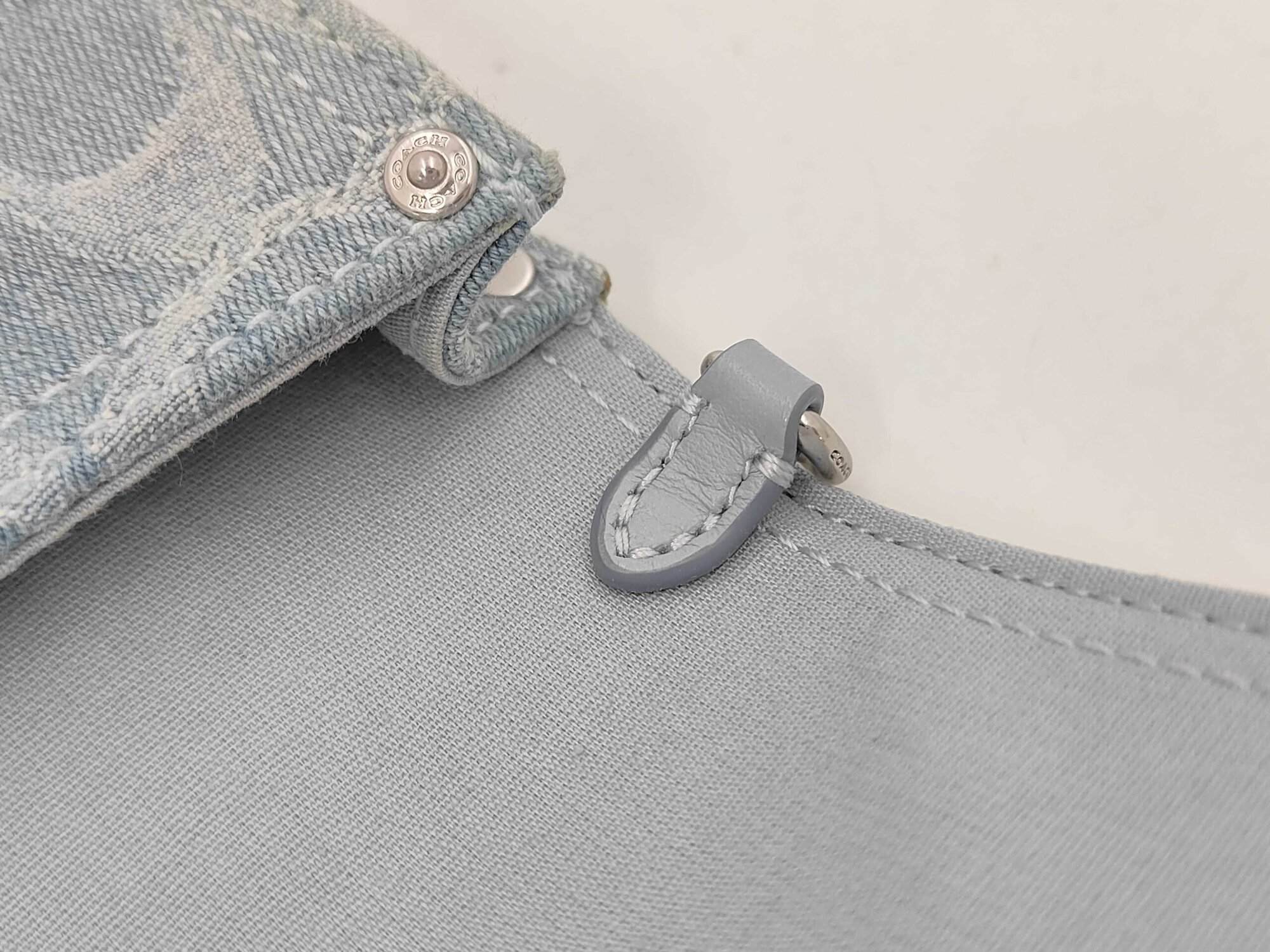 Coach Phone Crossbody in Signature Denim - Image 5