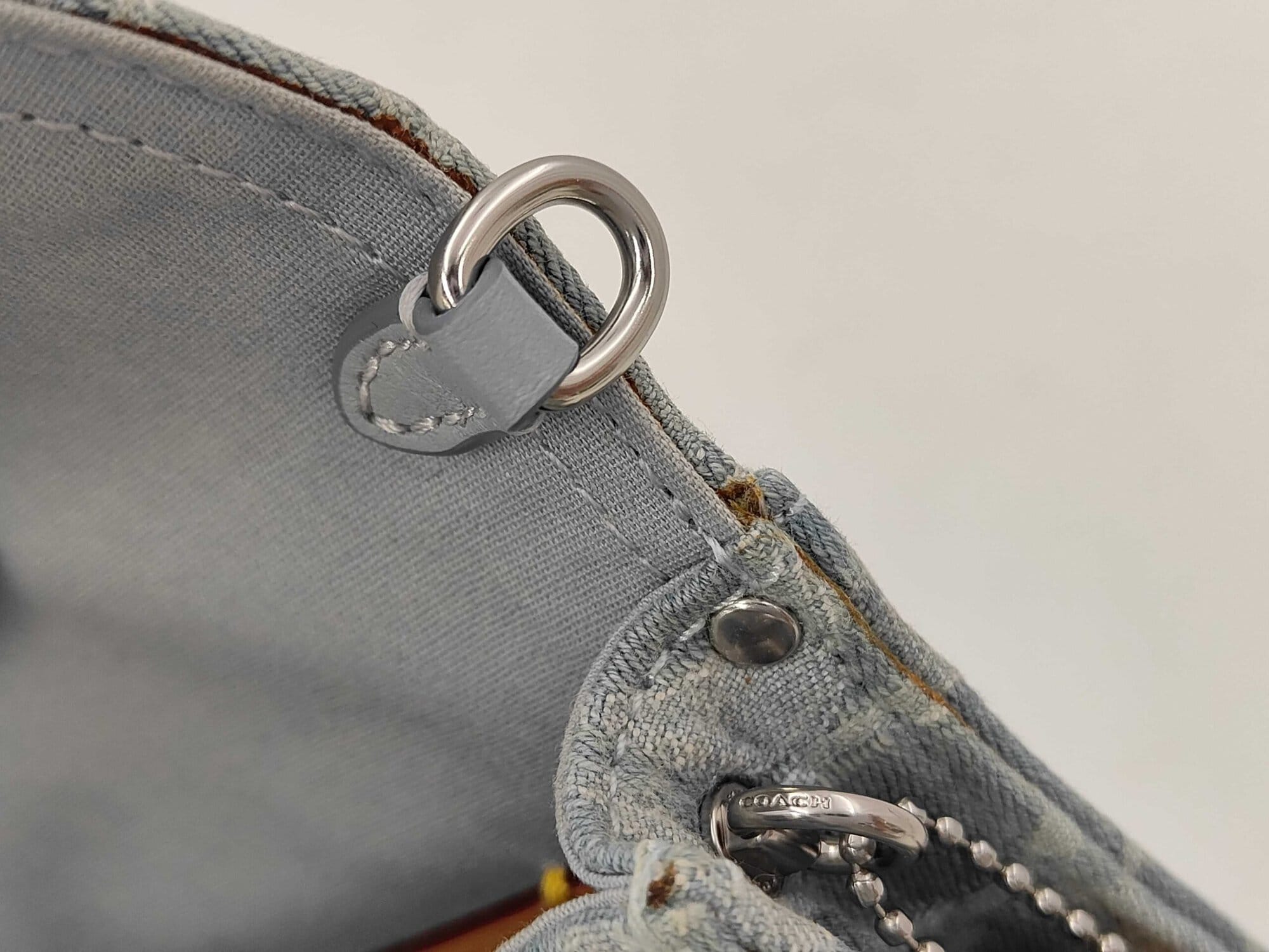 Coach Phone Crossbody in Signature Denim - Image 10