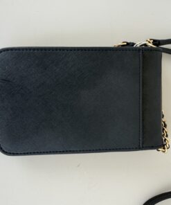Alternative view of Tory Burch Robinson Mixed Media Leather Phone Crossbody Bag – Black