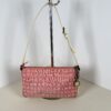 BVLGARI Pink Logomania Canvas Pochette Baguette Bag