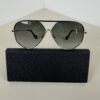 Authentic LOEWE LW40017U Geometric Metal Aviator Sunglasses with Grey Gradient Lenses