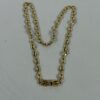GIVENCHY Vintage Gold-Tone G-Logo Clasp Gucchi / Grotto Link Chain Necklace