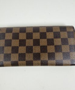 Louis Vuitton Damier Ebene Sarah Continental Long Wallet