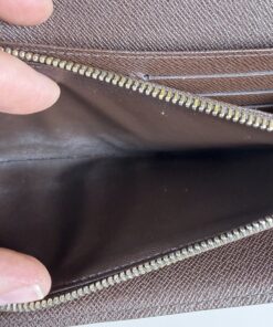 Louis Vuitton Damier Ebene Sarah Continental Long Wallet - Image 6